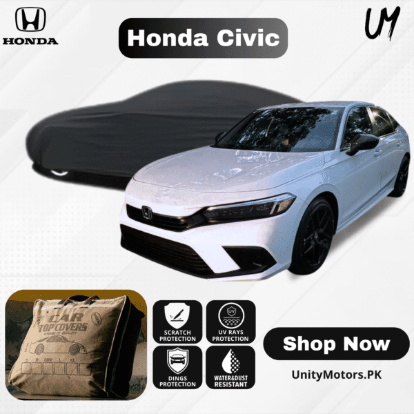 Car Top Cover for Honda Civic 11th Gen | Waterproof & Dustproof – Unity Motors