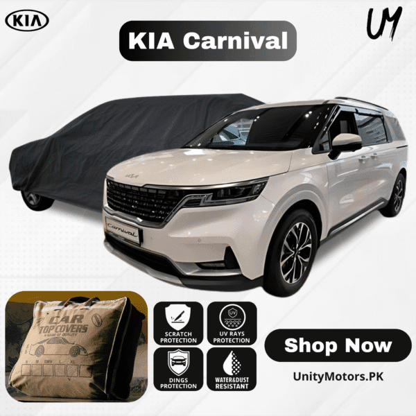 Car Top Cover for KIA Carnival | Premium Waterproof MPV Cover – Unity Motors